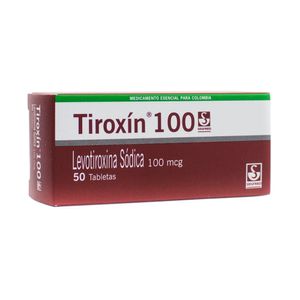 TIROXIN TABLETAS 100 MCG