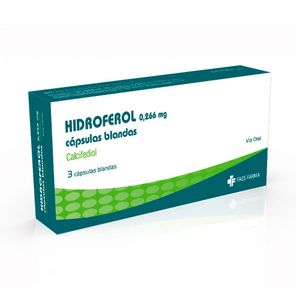 HIDROFEROL CAPSULAS BLANDAS 0.266 MG