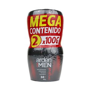 DESODORANTE CREMA ARDEN FOR MEN P.E POTE 2 X 100G