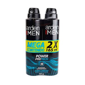 DESODORANTE ARDEN FOR MEN POWER PROTECH PE AEROSOL 2 X 165ML