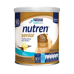 NUTREN SENIOR POLVO VAINILLA LATA 370 G