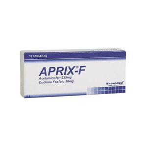 APRIX-F TABLETAS 325MG/30MG