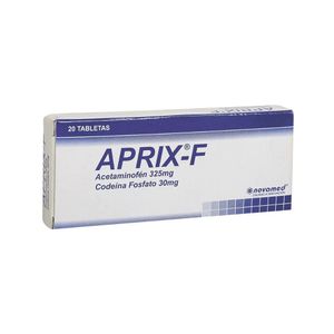 APRIX-F TABLETAS 325MG/30MG