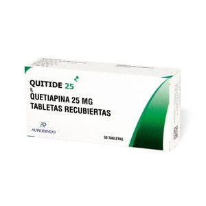 QUITIDE (RG) TABLETA 25 MG