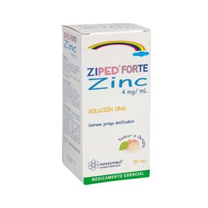 ZIPED FORTE ZINC JARABE 4 MG FRASCO 90 ML