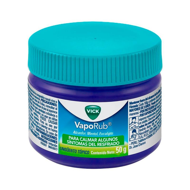 Vick Vaporub  Compra Vick Vaporub y Alivia Síntomas De La Gripa