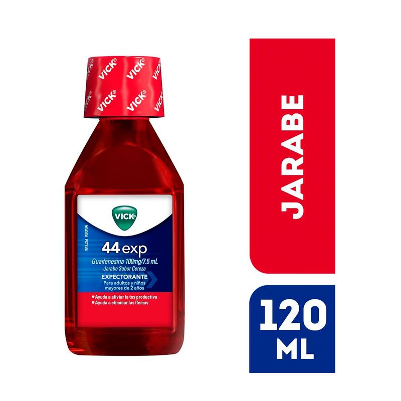 Comprar Jarabe Vick 44 Sabor Cereza, Para Tos Seca Y Con Flema -120ml