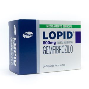 LOPID TABLETAS 600 MG