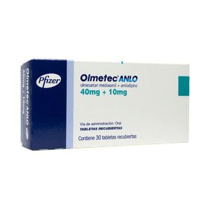 OLMETEC ANLO COMPRIMIDOS 40/10 MG