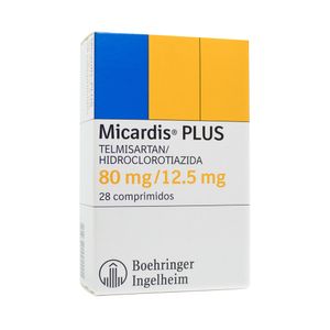 MICARDIS PLUS (RG) COMPRIMIDOS 80/12.5 MG
