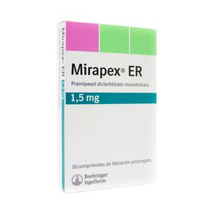 MIRAPEX ER (RG) COMPRIMIDOS 1.5 MG