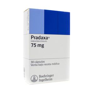 PRADAXA (RG) CAPSULAS 75 MG CAJA X 30 UNDS
