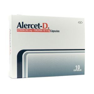 ALERCET-D CAPSULAS 5 MG