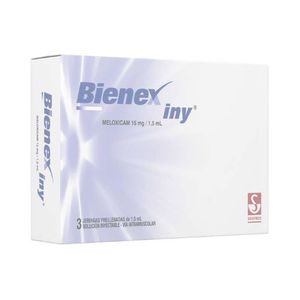 BIENEX AMPOLLAS 15 MG