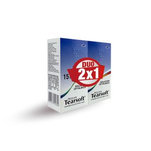TEARSOFT PE. GOTAS OFTALMICAS CAJA PAGUE 1 LLEVE 2