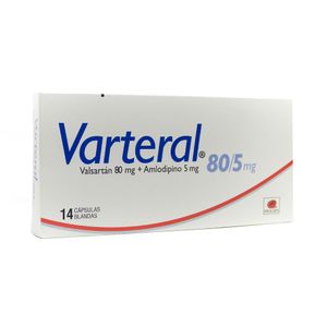 VARTERAL (RG) CAPSULAS 80/5 MG CAJA X 14 UNDS