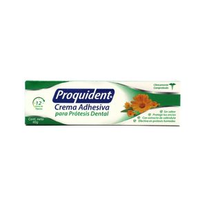 CREMA ADHESIVA PROQUIDENT PROTESIS SIN SABOR CAJA 40 G