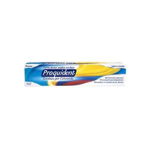 CREMA DENTAL PROQUIDENT SONRISAS X COLOMBIA CAJA 75 ML