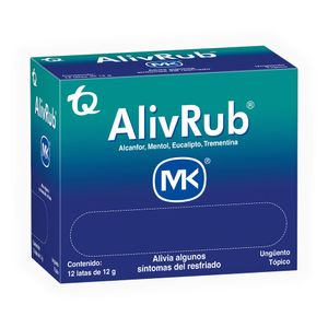 ALIVRUB MK UNGUENTO LATA 12 G