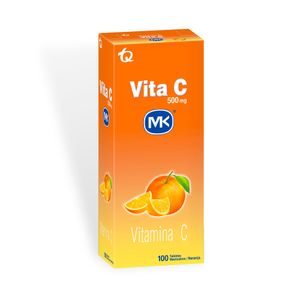 VITAMINA C MK T. MASTICABLES NARANJA