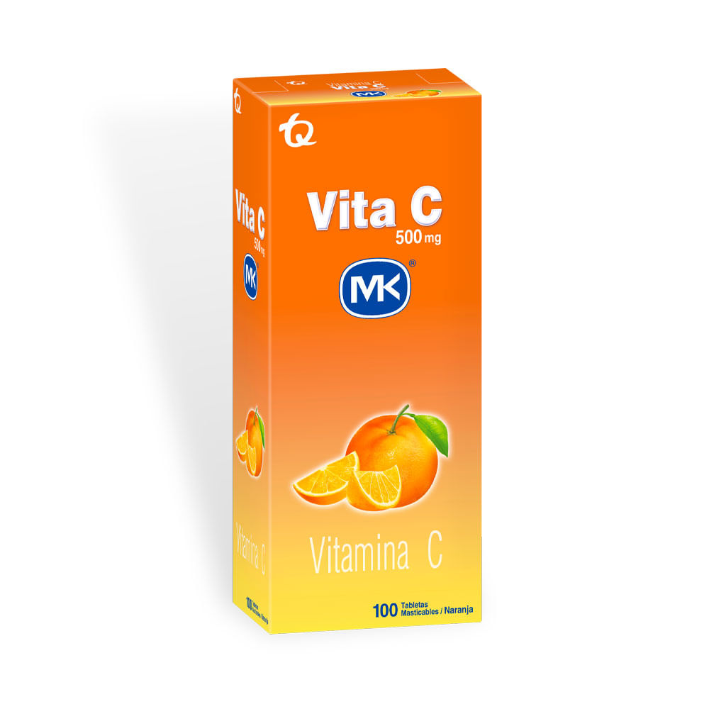 VITAMINA C MK T. MASTICABLES NARANJA - Farmacia Pasteur - Medicamentos y  cuidado personal