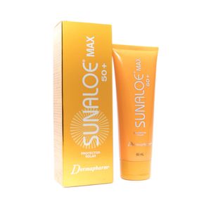 SUNALOE MAX PROTECTOR SOLAR CREMA SPF 50 CAJA 60 ML
