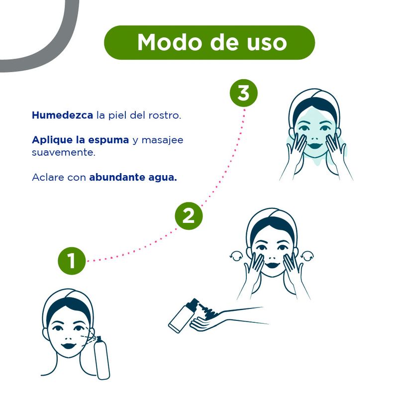 Espuma limpiadora facial antipolución