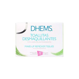 DHEMS TOALLITAS DESMAQUILLADORAS