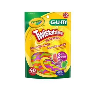 FLOSSERS CRAYOLA TWISTABLES BOLSA X 40 UNDS