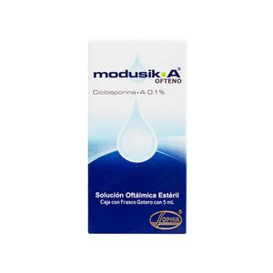 MODUSIK-A OFTENO GOTAS OFTALMICAS CAJA 5 ML