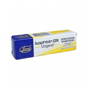 SOPHIXIN DX UNGÜENTO OFTÁLMICO 0.3% / 0.1% CAJA 3.5 G