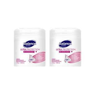 DESODORANTE CREMA BALANCE ULTRA PROTECCION MUJER POTE 2 X 100G