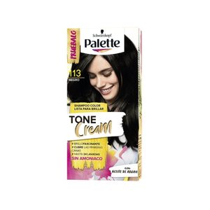 SHAMPOO PALETTE TONE 113 NEGRO SIN AMONIACO CAJA 50 ML