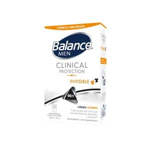 DESODORANTE CREMA BALANCE CLINICAL INVISIBLE HOMBRE CAJA 50 G