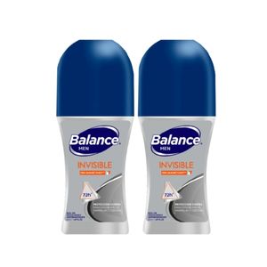 DESODORANTE BALANCE INVISIBLE HOMBRE ROLLON 2 X 50 ML