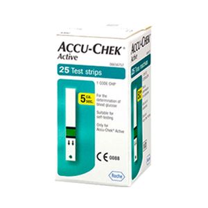 TIRILLAS ACCU-CHEK ACTIVE CAJA X 25 UNDS