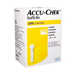 LANCETAS ACCU-CHEK SOFTCLIX CAJA X 200 UNDS
