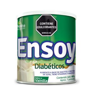 ENSOY DIABETICOS POLVO VAINILLA LATA 400 G