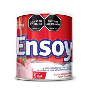 ENSOY PLUS POLVO FRESA LATA 400 G