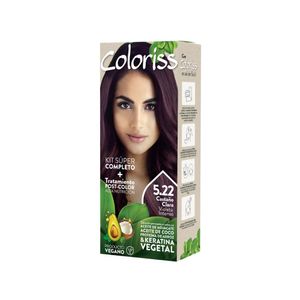 TINTURA COLORISS 5.22 CASTAÑO VIOLETA CAJA 50 G