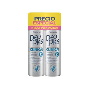 DEO PIES CLINICAL PE DUO AEROSOL 2 X 260 ML