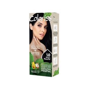 TINTURA COLORISS 1.0 NEGRO NATURAL CAJA 50 G