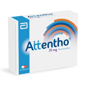 ATTENTHO(RG) CAPSULAS 25 MG