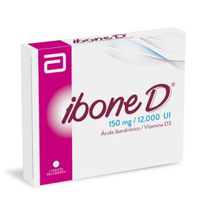IBONE D TABLETA 150 MG/12000 UI CAJA X 1 UND