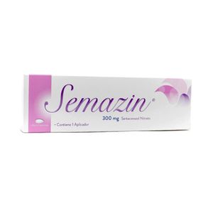 SEMAZIN INST. OVULOS 300 MG CAJA X 1 UND