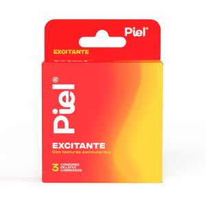 CONDON PIEL EXCITANTE PRESERVATIVOS X 3 UNDS
