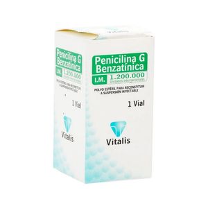 PENICILINA G BENZATINICA POLVO PARA INYECTABLE 1.200.000 U.I CAJA X 1 UND