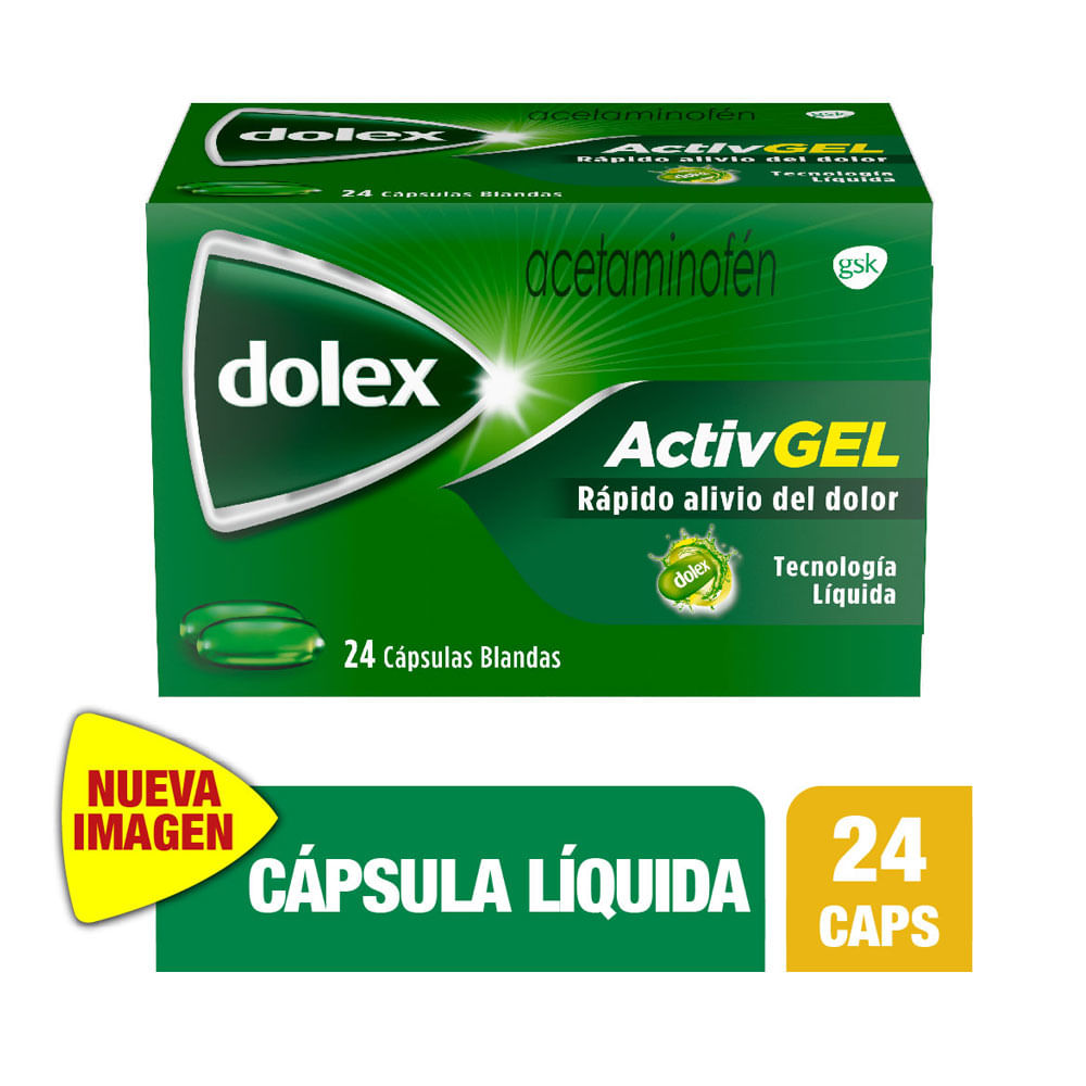 DOLEX ACTIVE GEL CAPSULAS BLANDAS 500 MG - Farmacia Pasteur ...