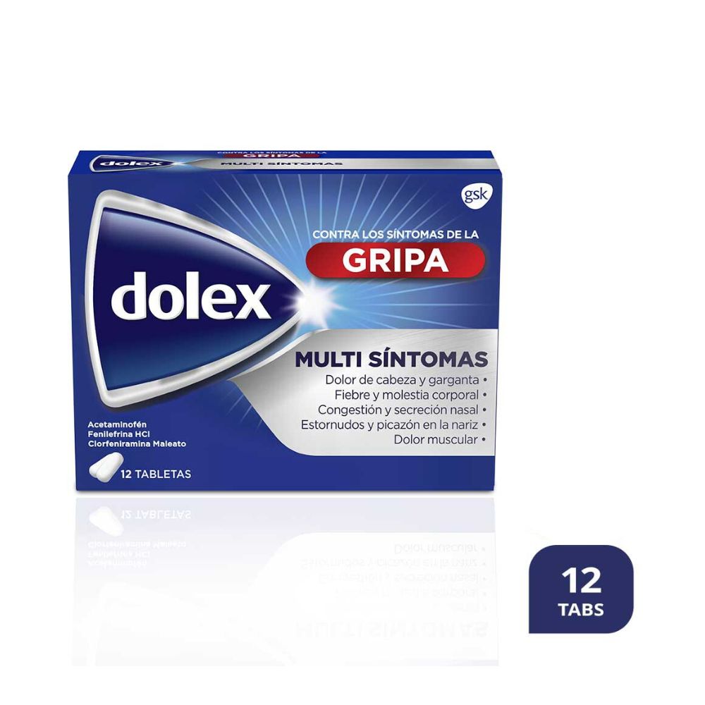 DOLEX GRIPA TABLETAS - Farmacia Pasteur - Medicamentos y cuidado ...