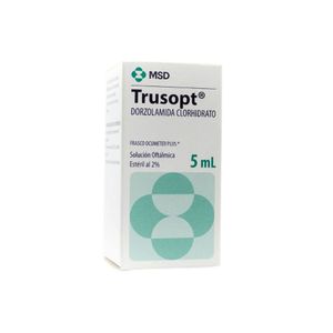 TRUSOPT GOTAS OFTALMICAS 2 % CAJA 5 ML